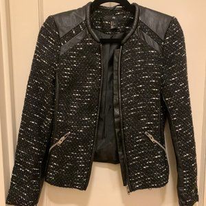 H&M Tweed Motorcycle Blazer, Size 6